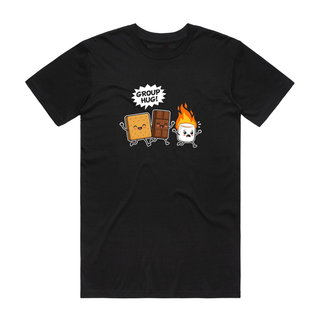 Group Hug - Funny T-Shirt - Black