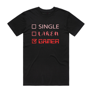 Single Taken Gamer - Gamer T-Shirt - Black