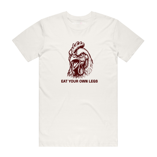 Eat Your Own Legs - Funny T-Shirt - Natural
