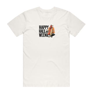 Happy Halloweenie - Halloween T-Shirt - Natural