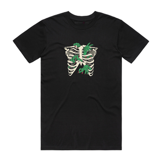 Zombie Ribs - Halloween T-Shirt - Black