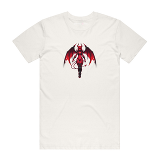 Red Demon - Graphic T-Shirt - Natural