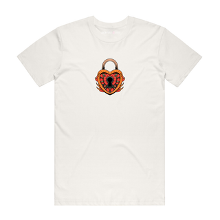 Heart Locket - Graphic T-Shirt - Natural