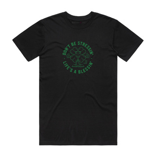 Don't Be Stressin' - Saint Patrick's Day T-Shirt - Black