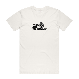 They See Me Rollin' - Slogan T-Shirt - Natural