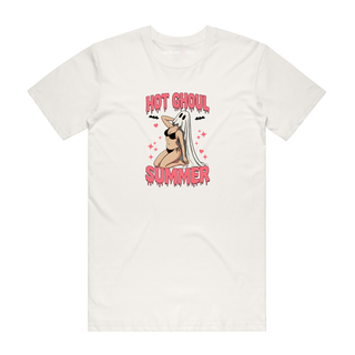 Hot Ghoul Summer (Sheet) - Halloween T-Shirt - Natural