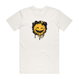 Drippy Smile - Graphic T-Shirt - Natural