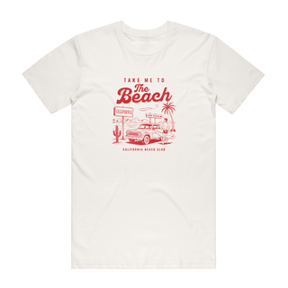 California Beach Club - Graphic T-Shirt - Natural