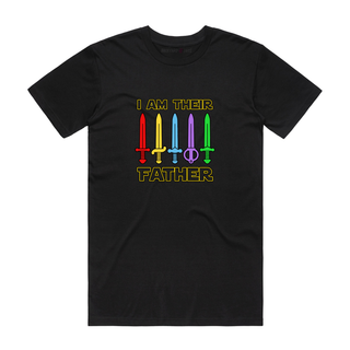 I Am Their Father - Dad T-Shirt - Black