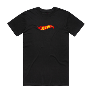 Hot Mess (Yellow) - Slogan T-Shirt - Black