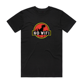 No Wifi - Graphic T-Shirt - Black