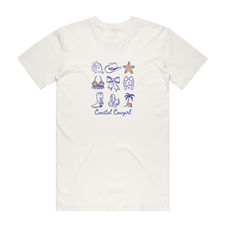 Coastal Cowgirl - Graphic T-Shirt - Natural