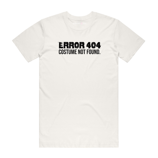 Error 404 - Slogan T-Shirt - Natural