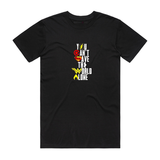 You Cant Save The World Alone - Gaming T-Shirt - Black