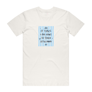 Little Minds - Teacher T-Shirt - Natural