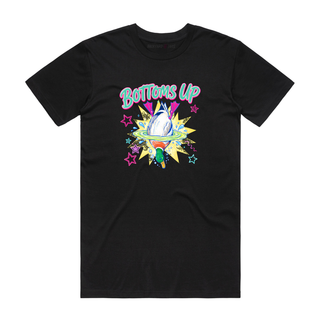 Bottoms Up - Funny T-Shirt - Black