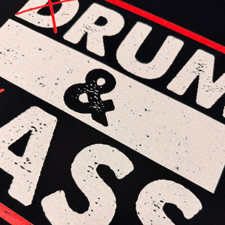 Drum And Bass - Funny T-Shirt - Black