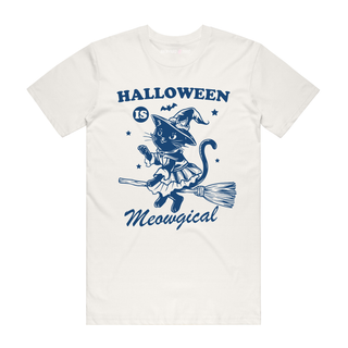 Halloween is Meowgical - Halloween T-Shirt - Natural