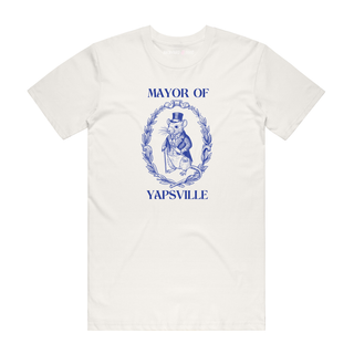 Mayor of Yapsville - Funny T-Shirt - Natural