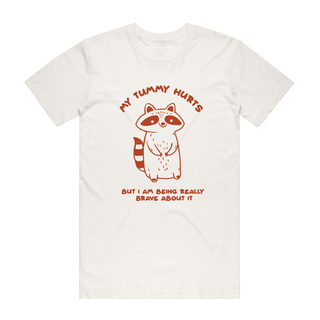 My Tummy Hurts - Funny T-Shirt - Natural