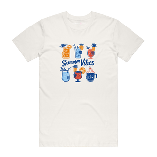 Summer Vibes - Graphic T-Shirt - Natural