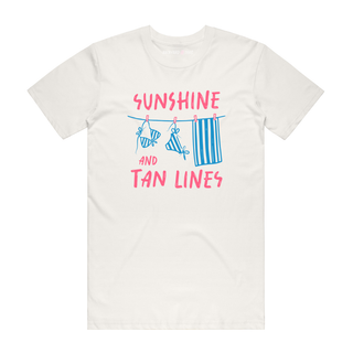 Sunshine And Tan Lines - Graphic T-Shirt - Natural