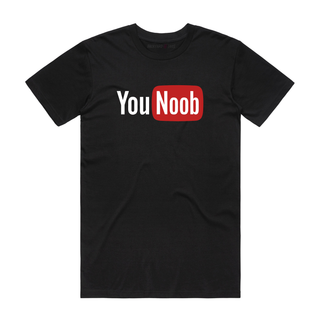 YouNoob - Funny T-Shirt - Black